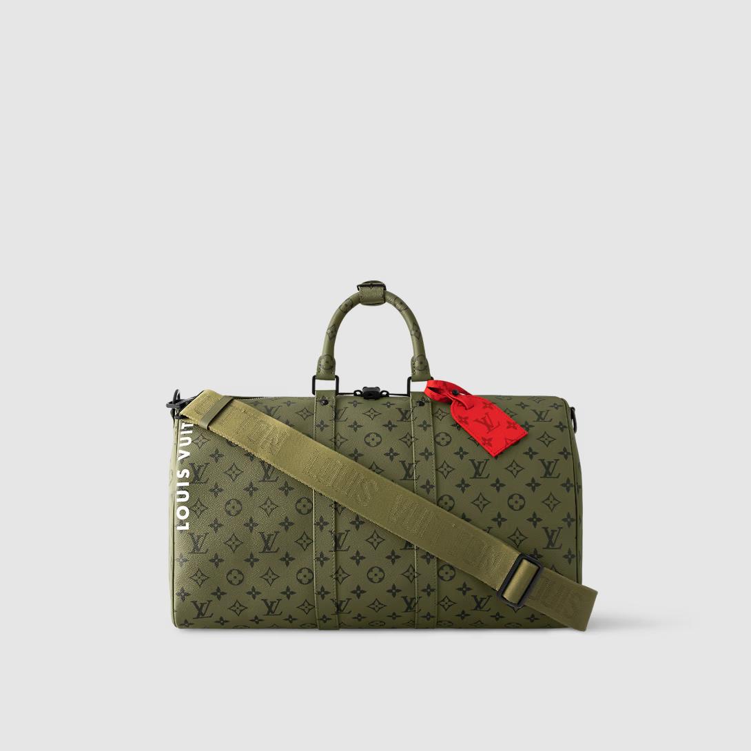 Túi Louis Vuitton Keepall Bandouliere 45 Monogram Other Nam Xanh Lá